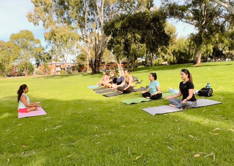 Restorative yoga, breath work and meditation Adelaide