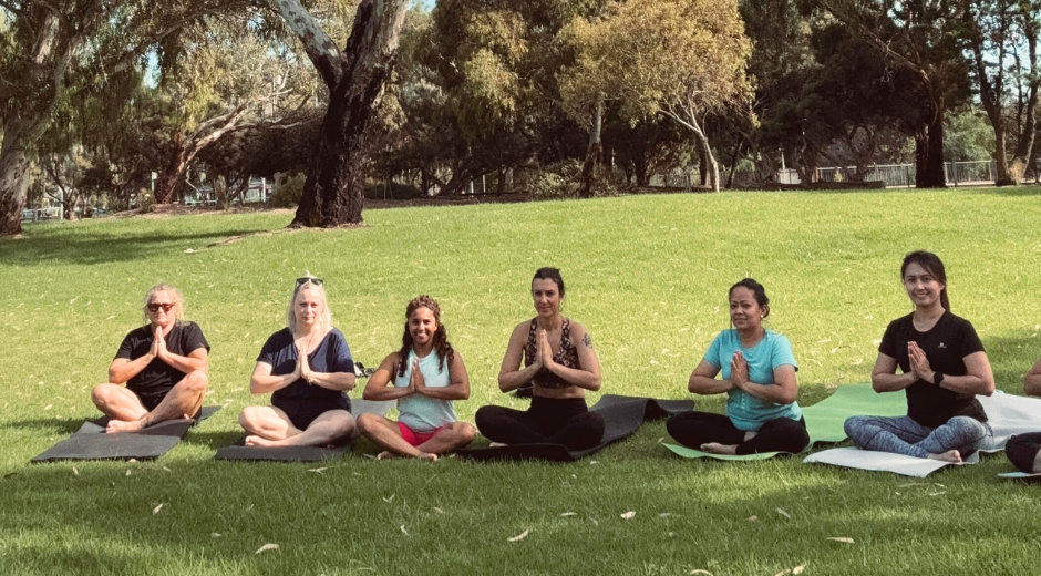 Restorative yoga, breath work and meditation Adelaide